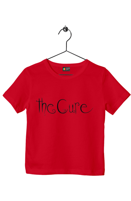 Футболка дитяча з принтом "The Cure". Cure, kiss me, альтернативний рок, готик рок, група, дрім піп, музика, нова хвиля, постпанк, рок. 2070702