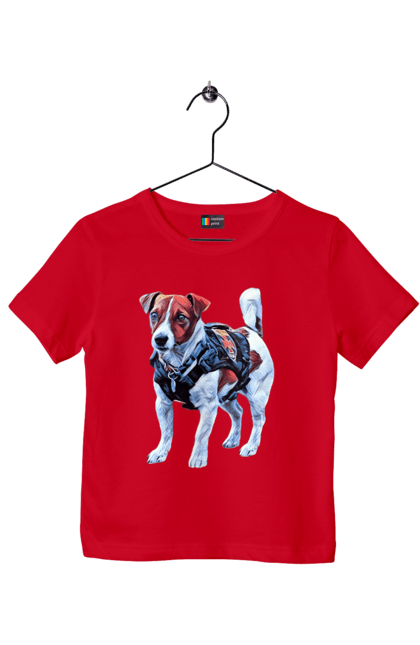 Футболка дитяча з принтом "Пес Патрон". Зсу, патрон, пес, пес патрон, україна. 2070702