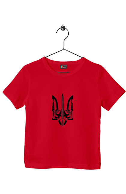 Футболка дитяча з принтом "Герб України". Аграрії, арестович, війна, все, герб україни, герої, зелений, зупиніть війну, иди нахуй, кім, мир, мрія, ні війні, орда, орки, примара києва, птн пнх, путін хуйло, російський військовий корабель, слава україні, україна, чорнобаївка. 2070702