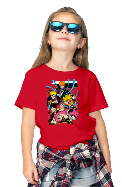 Children's t-shirt with prints Anime. Anime, fandom, light novel, manga. 2070702