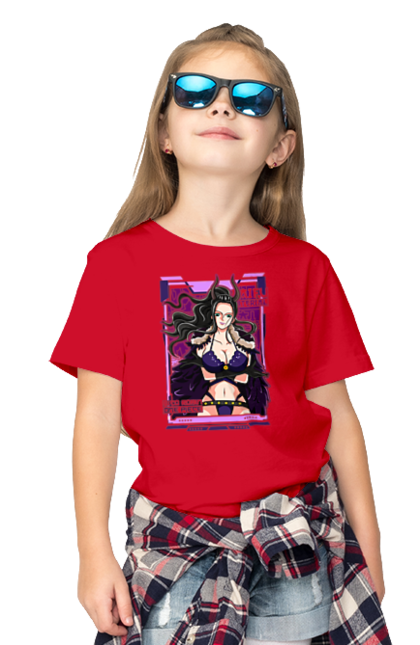 Children's t-shirt with prints One Piece Nico Robin. Anime, devil child, manga, nico robin, one piece, straw hat pirates. 2070702