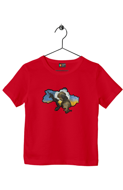 Футболка дитяча з принтом "Слава ЗСУ". Вільна нація, воля, героям слава, мир, свобода, слава зсу, слава україні, україна, чисте небо, щасливі люди. 2070702