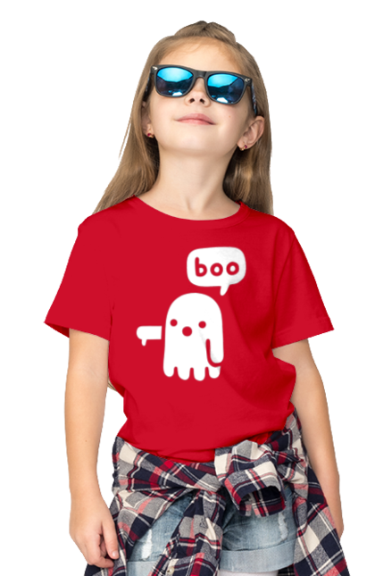 Футболка дитяча з принтом "BOO (мова програмування)". Айті, мова програмування, програма, програміст, технічне завдання, ти ж програміст, транслятор boo, тривимірні програми, фрілансер. 2070702