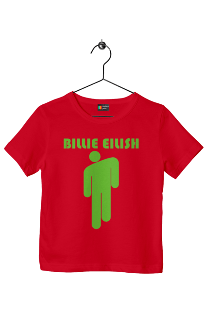 Футболка дитяча з принтом "Billie Eilish". Активістка, біллі айліш, мизукант, права, співачка, тварини. 2070702