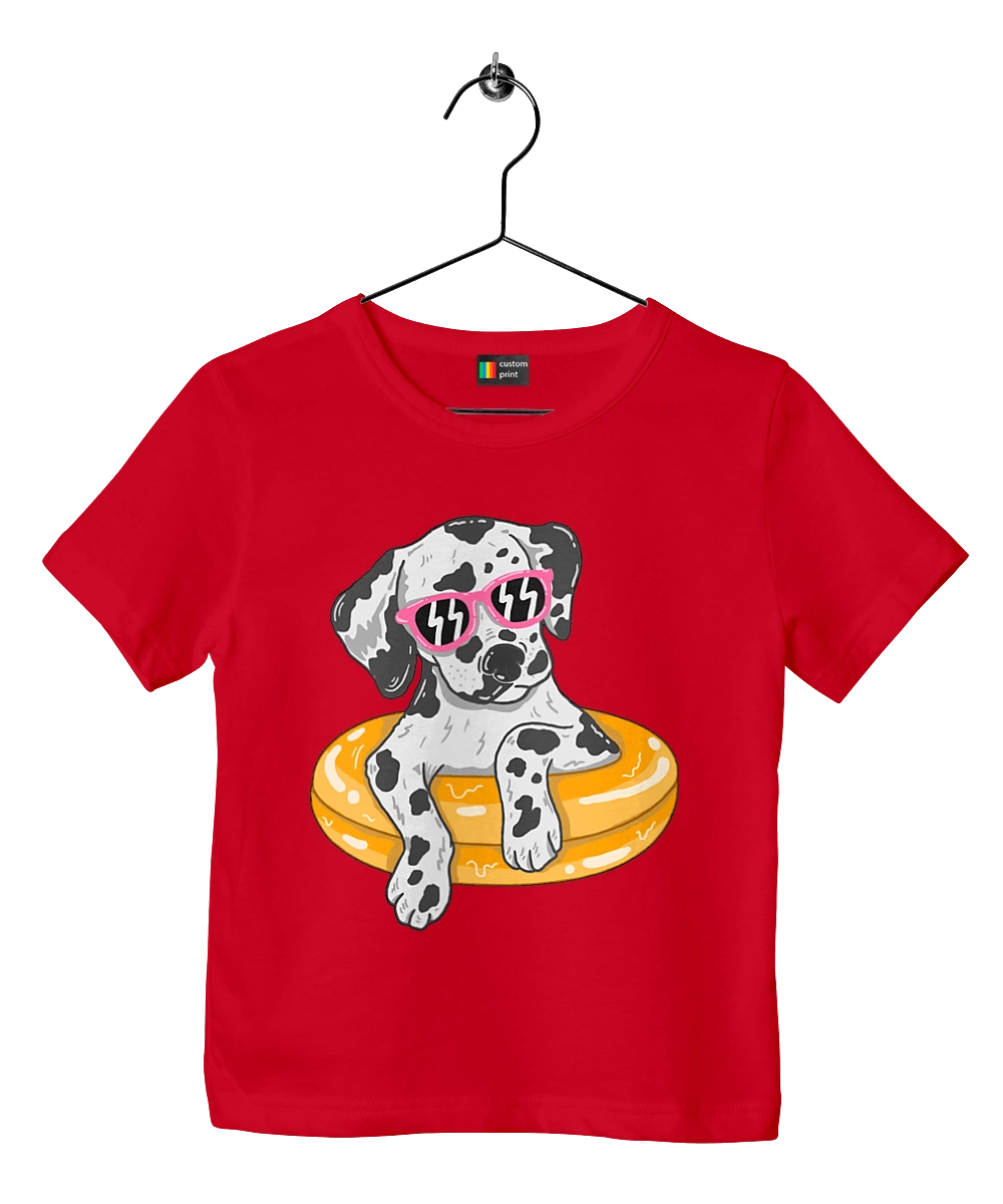 Dalmatian Swims In A Circle