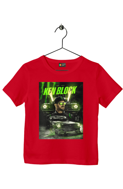 Children's t-shirt with prints Ken Block. Ken block. 2070702