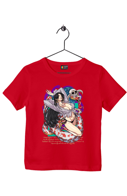 Children's t-shirt with prints One Piece Boa Hancock. Anime, boa hancock, manga, one piece, pirate empress, straw hat pirates. 2070702