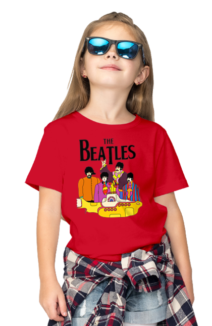 Футболка дитяча з принтом "Бітлз". Beatles, yellow submarine, бітлз, бітли, музика. futbolka.stylus.ua