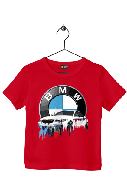 Футболка дитяча з принтом "BMW". Bmw, авто, бмв, бмв фан, фанклуб. 2070702