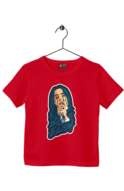 Children's t-shirt with prints Billie Eilish. Activist, animals, billie eilish, misukant, right, singer. 2070702
