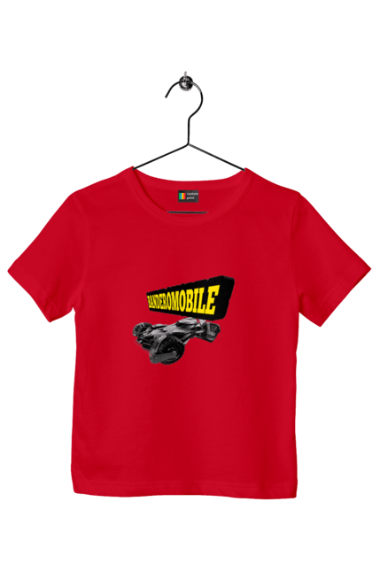 Футболка дитяча з принтом "Бандеромобіль". Авто, авто бандери, автомобіль, бандеромобіль, бетмен, бетмобіль, військове авто, супер машина. 2070702