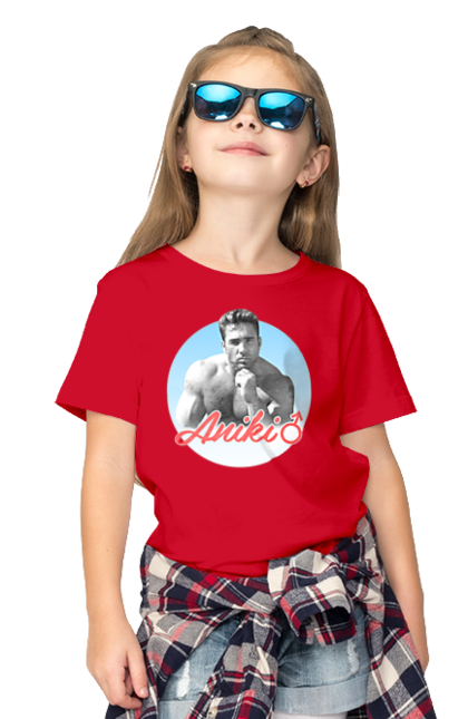 Футболка дитяча з принтом "Біллі Херрінгтон". Аніки, біллі, біллі херрінгтон, гачі, гачімучі, гумор, прикольна, херрінгтон. 2070702