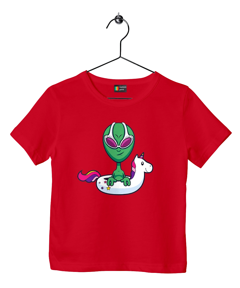 Alien Floats In A Circle