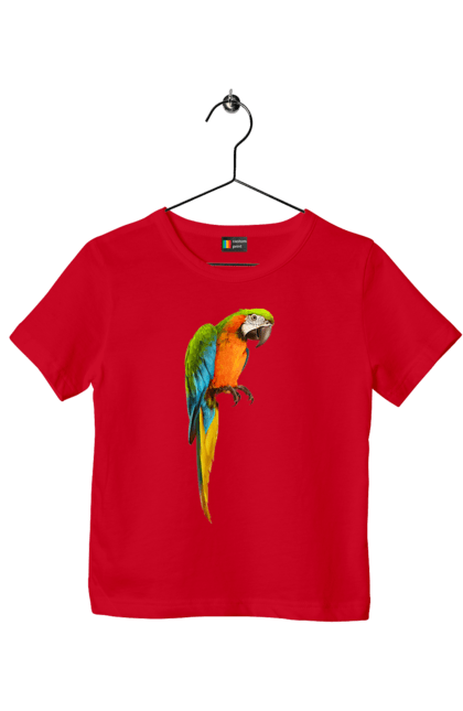 Футболка дитяча з принтом "Просто Папуга". Папуга, пташка. 2070702