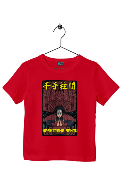 Children's t-shirt with prints Naruto Hashirama. Anime, character, hashirama, hashirama senju, hokage, manga, naruto, ninja, tv series. 2070702