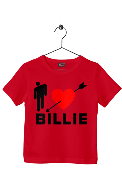 Children's t-shirt with prints Billie Eilish. Billie eilish, billie eilish logo, billie eilish print, singer billie eilish. 2070702