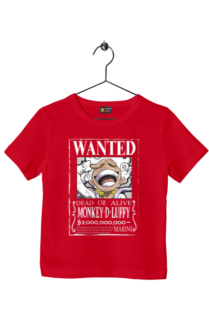 Children's t-shirt with prints One Piece Luffy. Anime, luffy, manga, monkey de luffy, one piece, pirates. 2070702