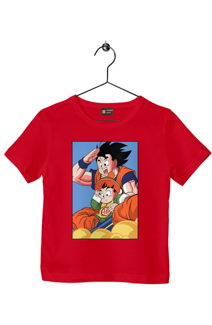 Футболка дитяча з принтом "Перли дракона Гохан". Anime, dragon ball, goku, manga, аніме, гоку, гохан, манга, перли дракона. 2070702