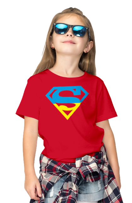 Футболка дитяча з принтом "Україна супер". Символіка, супер, україна. 2070702