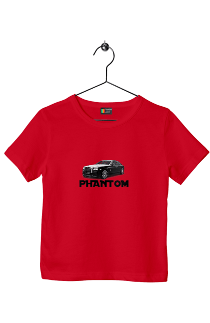 Футболка дитяча з принтом "Ролс ройс". Авто, автомобіль, люкс клас, ролс ройс, седан, фантом. 2070702