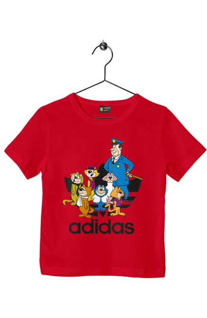 Футболка дитяча з принтом "Adidas Top Cat". Adidas, top cat, адідас, кіт, коти, мульт, мультсеріал. 2070702