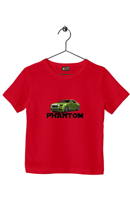 Футболка дитяча з принтом "Ролс ройс". Авто, автомобіль, люкс клас, ролс ройс, седан, фантом. 2070702
