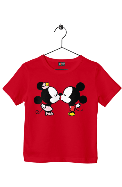 Children's t-shirt with prints 38. Cartoon, disney, mickey, mickey mouse, minnie mouse. 2070702