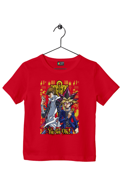 Children's t-shirt with prints Yu Gi Oh! Seto Kaiba. Anime, manga, player, seto kaiba, shareholder, yu gi oh, yugio. 2070702