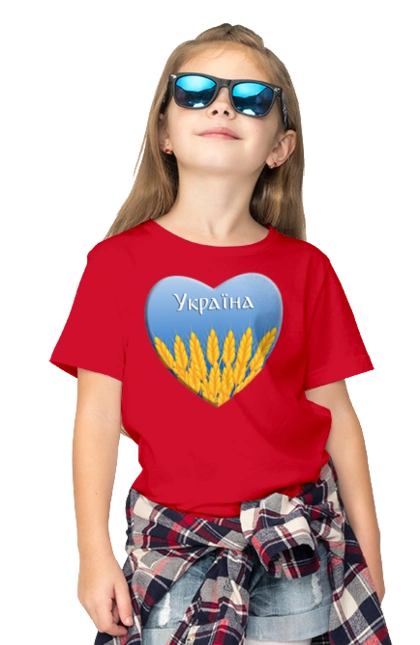Серце з колосками Україна