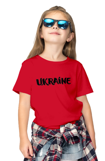Футболка дитяча з принтом "Україна". Вітчизна, країна, україна. 2070702