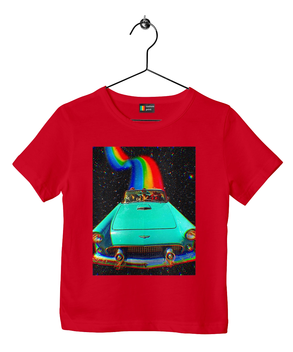 Картина, машина в космосе