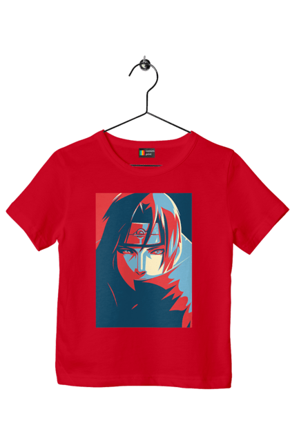 Children's t-shirt with prints Naruto Itachi. Anime, character, itachi, itachi uchiha, manga, naruto, ninja, tv series, uchiha. 2070702