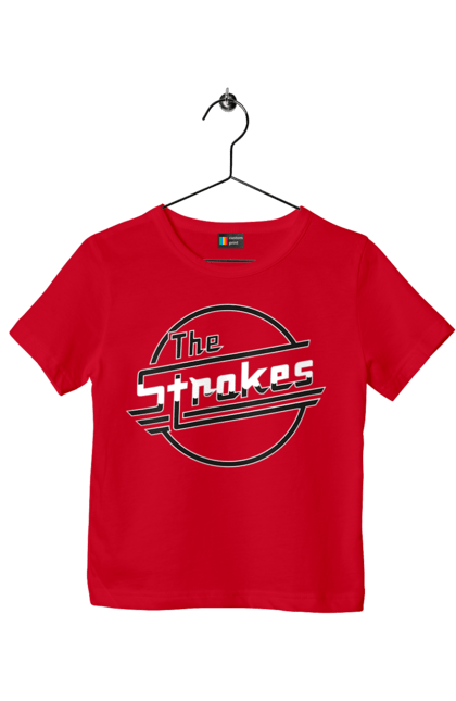 Футболка дитяча з принтом "The Strokes". Strokes, альтернативний рок, гаражний рок, група, інді, інді рок, музика, постпанк ривайвл, рок. 2070702