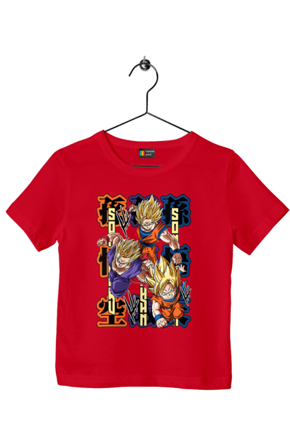 Футболка детская с принтом Жемчуг дракона. Anime, dragon ball, goku, manga, vegeta, аниме, вегета, гоку, жемчуг дракона, манга. 2070702