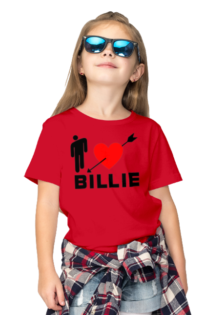 Children's t-shirt with prints Billie Eilish. Billie eilish, billie eilish logo, billie eilish print, singer billie eilish. 2070702