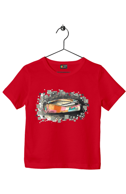 Children's t-shirt with prints Pencil case Author's drawing. Exclusive, free hand, pen, pencil, pencil case, picture, school, stationery. 2070702