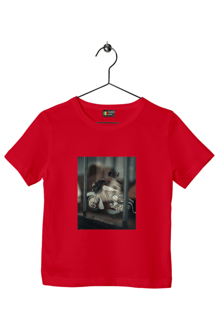 Футболка дитяча з принтом "Мото". Байк, дорога, мото, сила, швидкість. 2070702