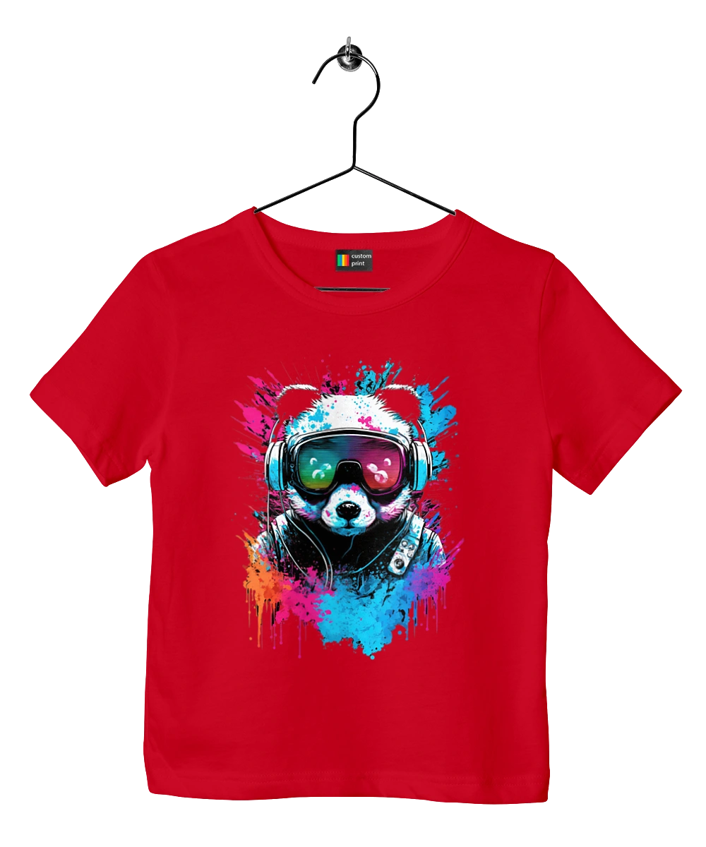 Панда в VR шлеме