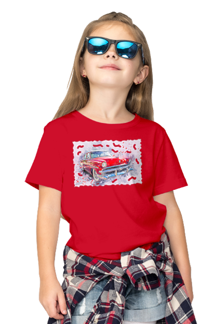 Футболка дитяча з принтом "Автомобільний газ". Gaz, автомобиль, автомобільний газ, дорога, колесо, перемога. 2070702