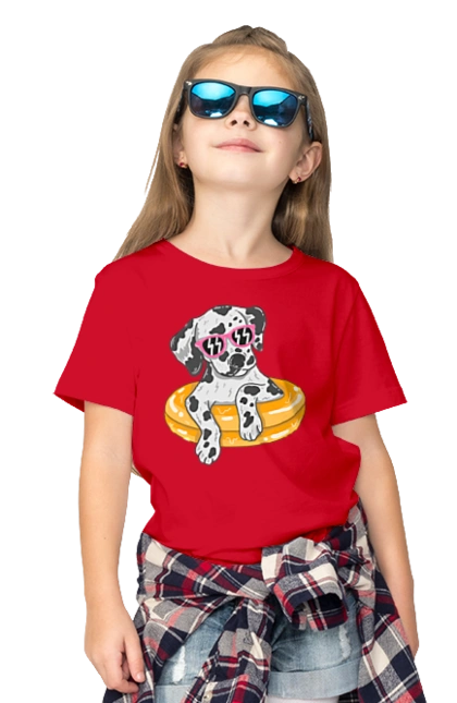 Dalmatian Swims In A Circle