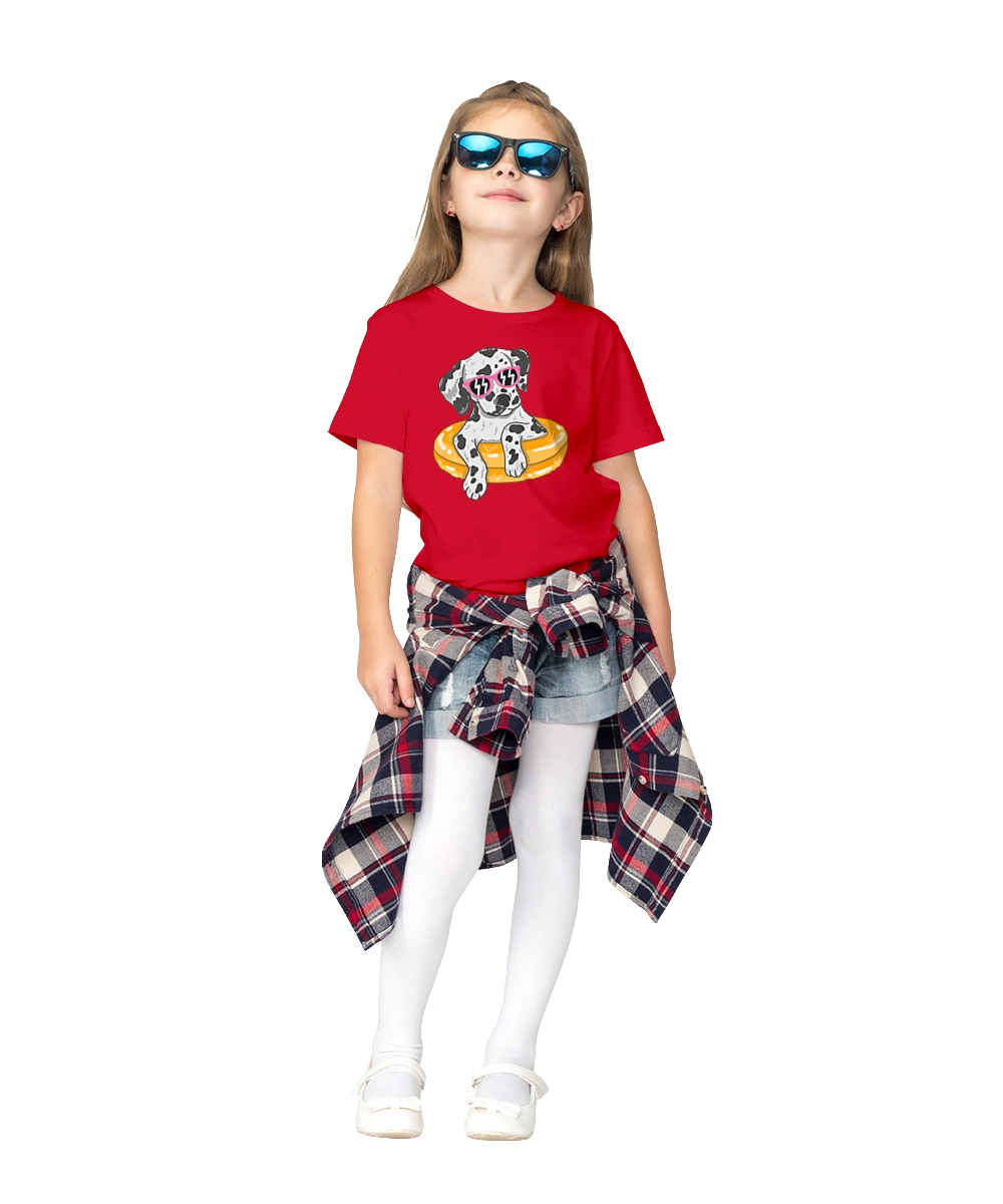 Dalmatian Swims In A Circle