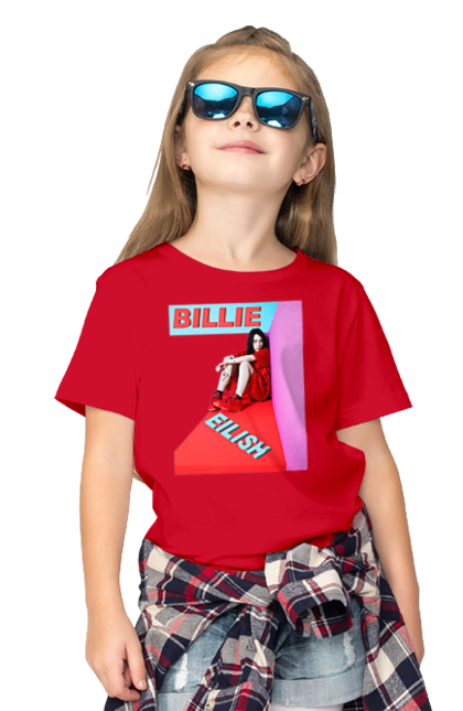 Children's t-shirt with prints Billie Eilish. Billie eilish, billie eilish logo, billie eilish print, singer billie eilish. 2070702