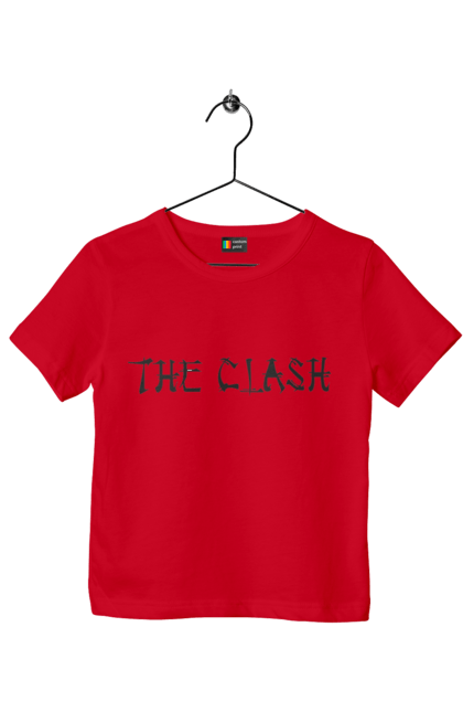 Футболка дитяча з принтом "The Clash". Clash, група, даб, музика, панк, панк рок, реггей, рок, рок н ролл. 2070702