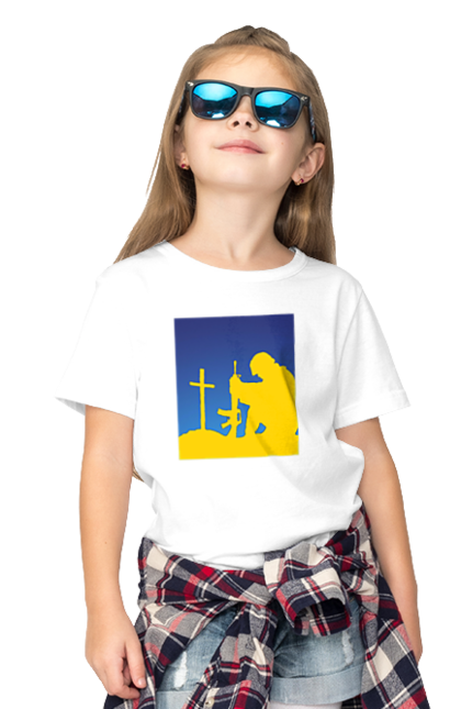 Футболка дитяча з принтом "Патріот". Патриот, патриотизм, победа, свобода, украина, украинец. 2070702