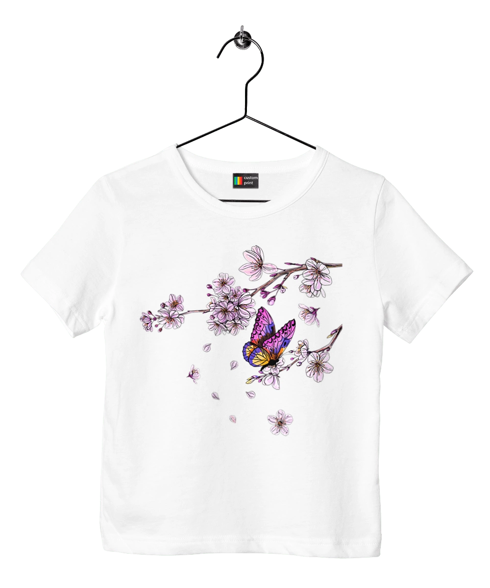 Butterfly And Sakura