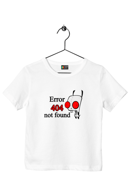 Футболка дитяча з принтом "Помилка не знайдена". Angular, c, css, html, it, javascript, jquery, php, python, react, svelt, vue, айтишник, айті, гумор, код, кодувати, прогер, програміст, програмісти, ти ж, ти ж програміст, тиж програміст. 2070702