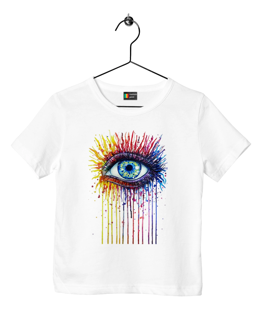 Colorful Flowing Eye