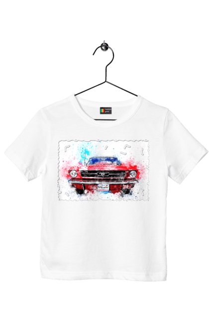Футболка дитяча з принтом "Автомобіль мустанг". Автомобіль мустанг, донати, допомога, дорога, колесо, конь, машина, мустанг, пейпел, україна. 2070702