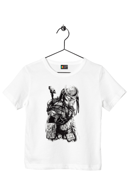 Children's t-shirt with prints The Predator. Alien, cinema, film, predator, thriller. 2070702