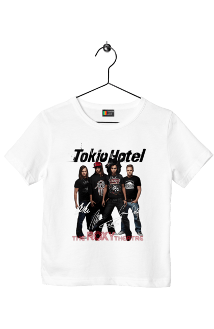 Футболка дитяча з принтом "Tokio Hotel". Tokio hotel, альтернативний рок, група, електронік рок, музика, пауер піп, піп, поп рок, рок. 2070702